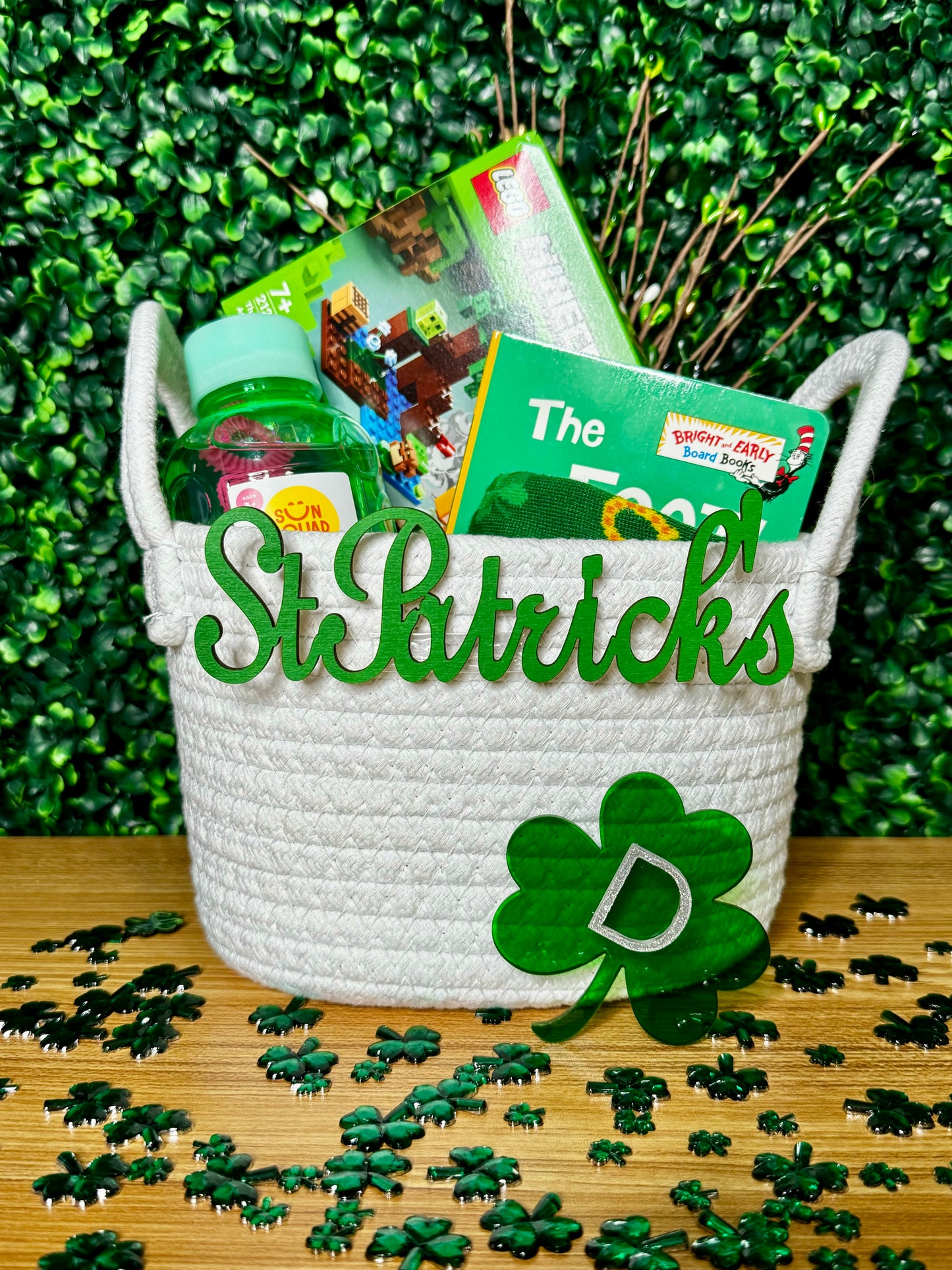 St Patrick’s Day Basket Tag