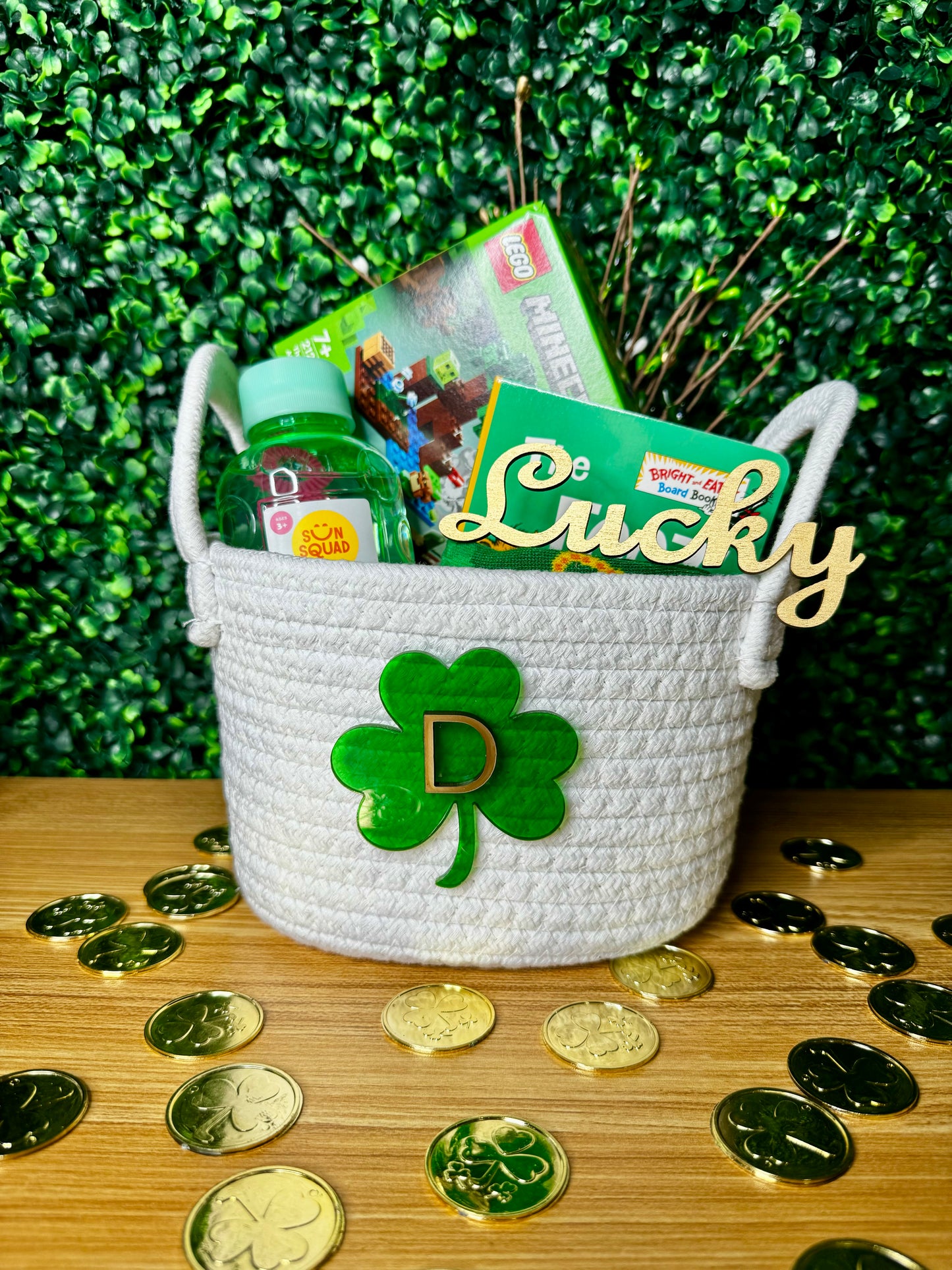 St Patrick’s Day Basket Tag