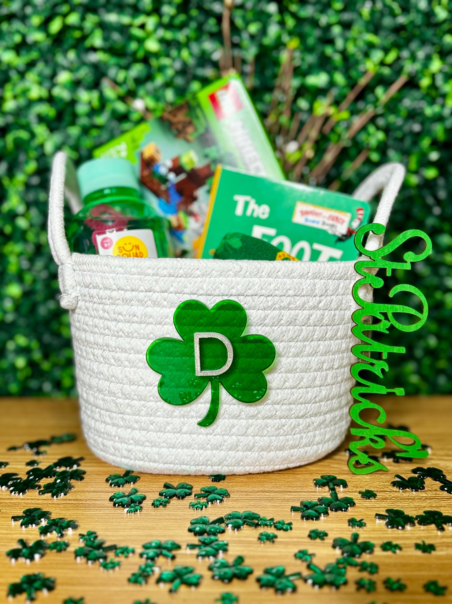 St Patrick’s Day Basket Tag